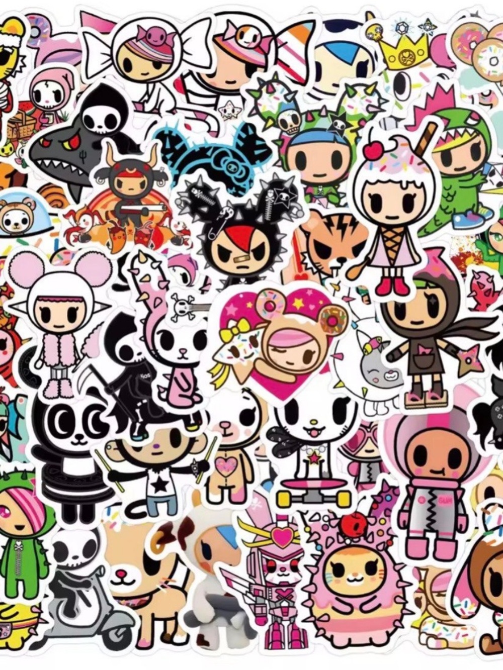 TOKIDOKI Stickers, pack of 50